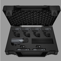 Sennheiser E 600 SERIES DRUM CASE Includes 1x e602-II, 4x e604, 2x e614 in a plastic case with die-cut foam to protect your investment